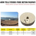 Ağır Telli Perde-Fore Beton Paspayı