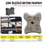 Çok Ölçülü Beton Paspayı