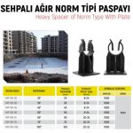 Sehpali Ağır Norm Tipi Paspayı