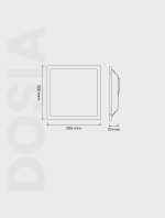 Dosia Serisi | MJ 200-300 Clip-In Panel Aydınlatma - Görsel 3