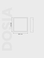Dosia Serisi | MJ 100-300 Sıva Üstü Panel Aydınlatma - Görsel 3