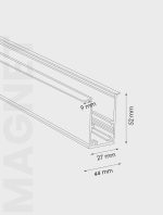 Magnet Sıva Altı Ray | MRA 4001-100 - Görsel 2