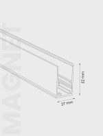Magnet Sıva Üstü Ray | MRA 5001-100 - Görsel 2