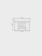 Yamas Serisi | MX 204 Sarkıt Acil Aydınlatma ve Yönlendirme Armatürü - Görsel 2