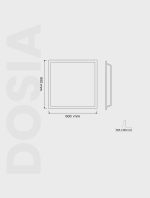 Dosia Serisi | MJ 300-600 Sıva Altı Panel Aydınlatma - Görsel 3