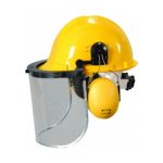 GE 1280-1 Essafe Vidalı Baret Kulaklık Şeffaf Siperlik