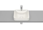 SQUARE - FINECERAMIC® Tezgah Üstü Gömme Lavabo - Görsel 3