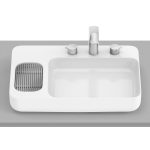 Infinity Tezgah Üstü Lavabo Beyaz 600 x 420 mm