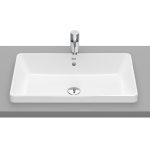 SQUARE - Tezgah Üstü Gömme Lavabo (Armatür Girişsiz)