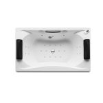 Double Ended Total Hidromasajlı Dikdörtgen Akrilik Küvet